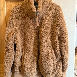 Cozy Tan Sherpa Jacket